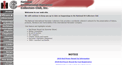 Desktop Screenshot of nationalihcollectors.com