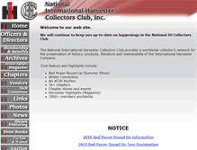 Tablet Screenshot of nationalihcollectors.com